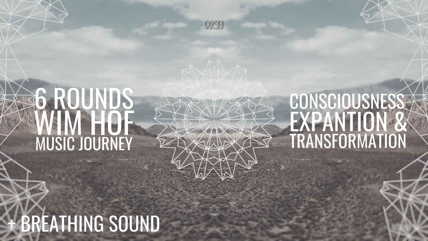 Unique Music Guided WIM HOF Experience (6 ROUNDS with DIFFERENT Music Pieces) (MUSIC + BREATHING SOUND)