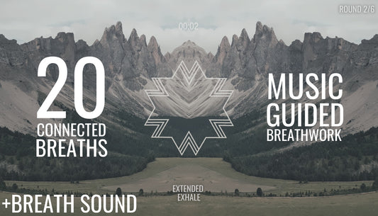 A Soothing Breathwork Journey | 20 Connected Breaths (Music Guided) (+BREATH SOUND)