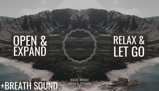 6 MIN Music Guided GROUNDING BREATHWORK | A Soft Reset To a Racing Mind (No Talking) (+BREATH SOUND)