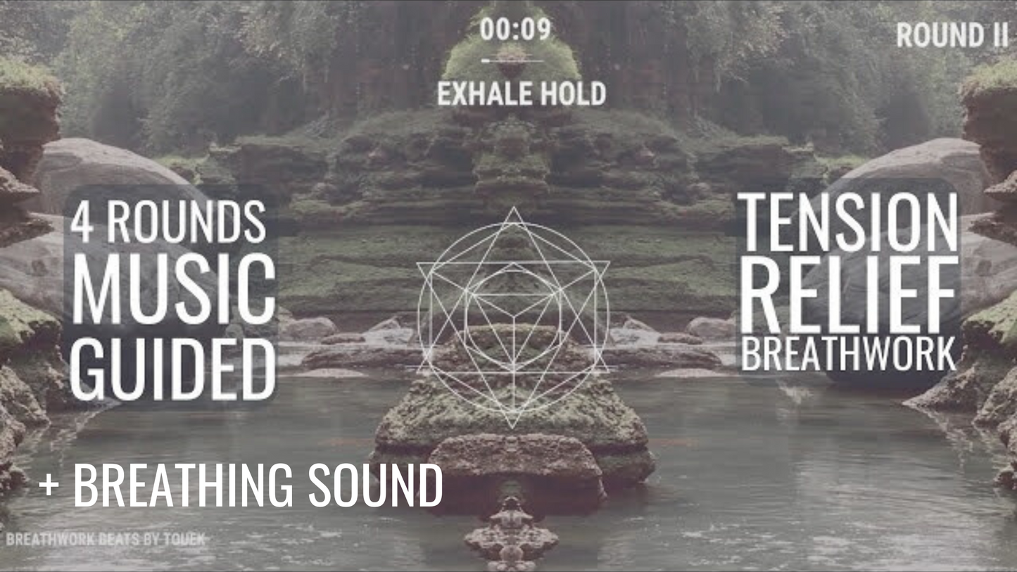 MUSIC GUIDED "Tension Relief" BREATHWORK | Organic House Soundtrack