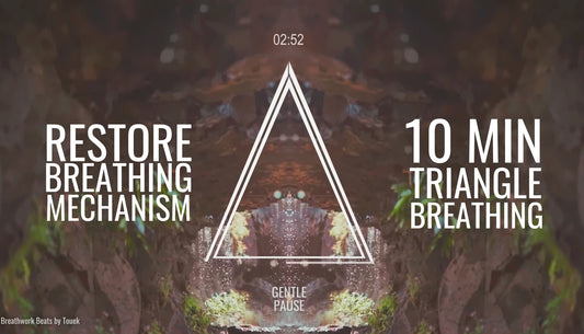 10 Min TRIANGLE BREATHING to Restore Natural Breathing & Reduce Stress