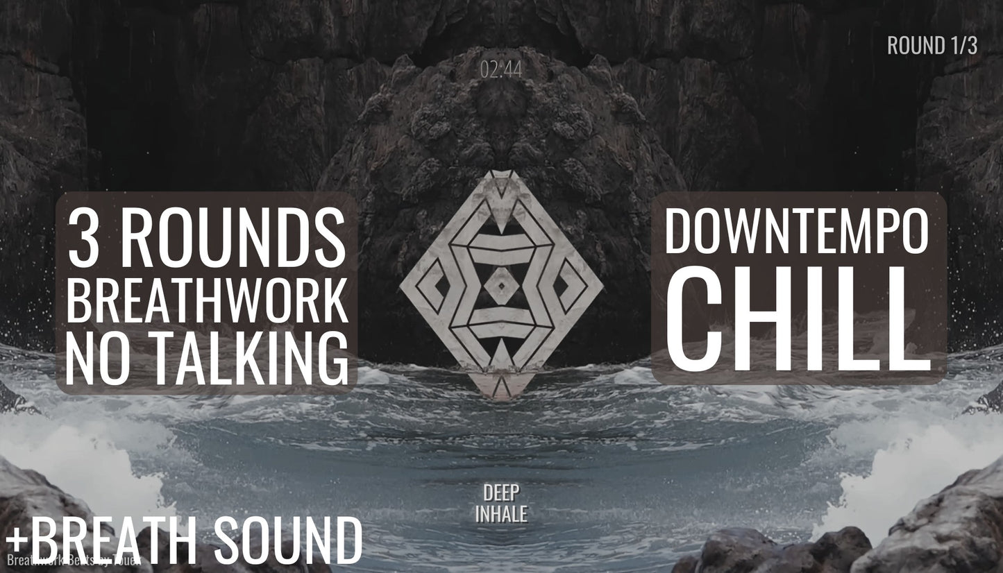 WIM HOF Breathing Meets DEEP CHILL — Follow Along 90 BPM Journey (+BREATH SOUND)